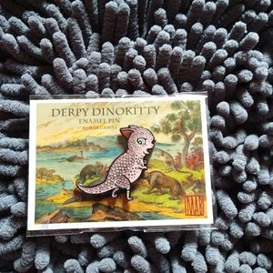 Mab Graves Limited Edition Derpy Dinokitty enamel pin